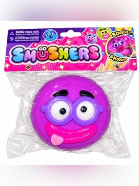 ORB Curiosities Smushers Purple Face Swap Toy NEW